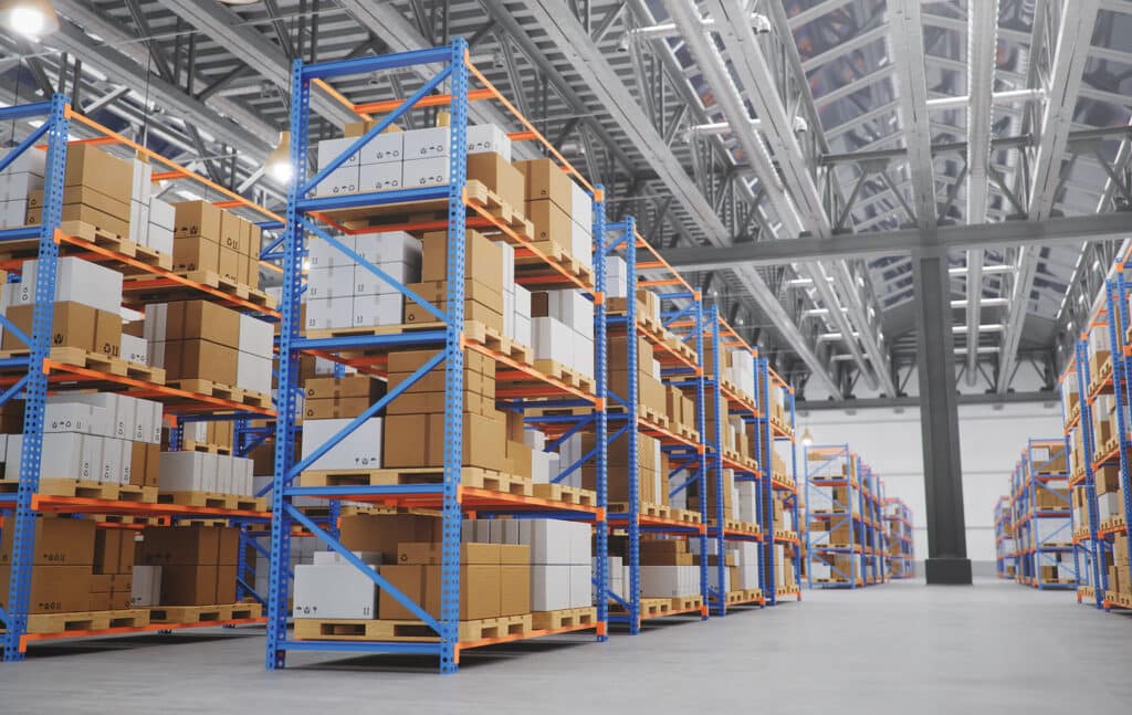 Contagem do Centro de Distribuição de produtos