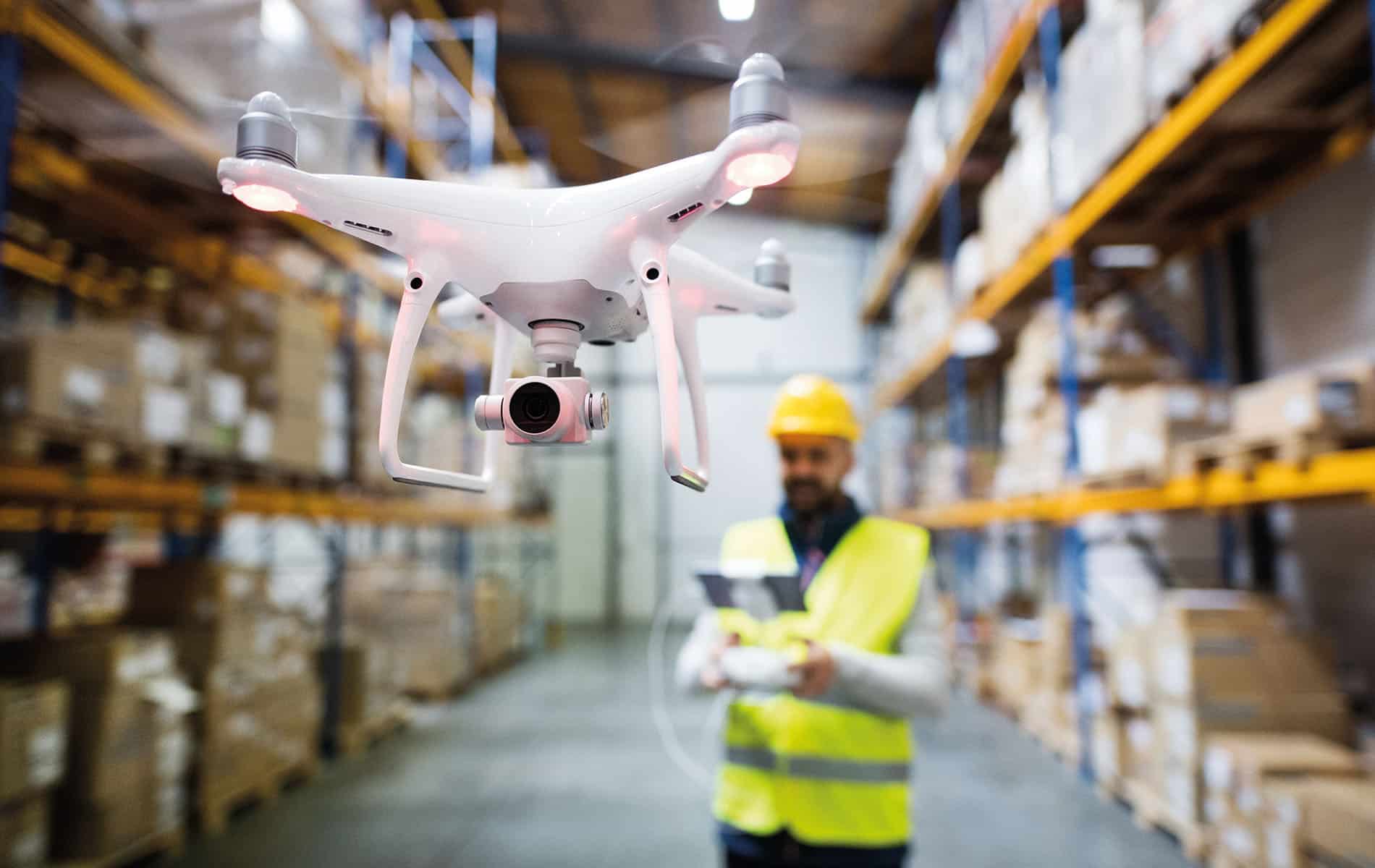 Contagem e verificação com Drones em um CD com QR Code