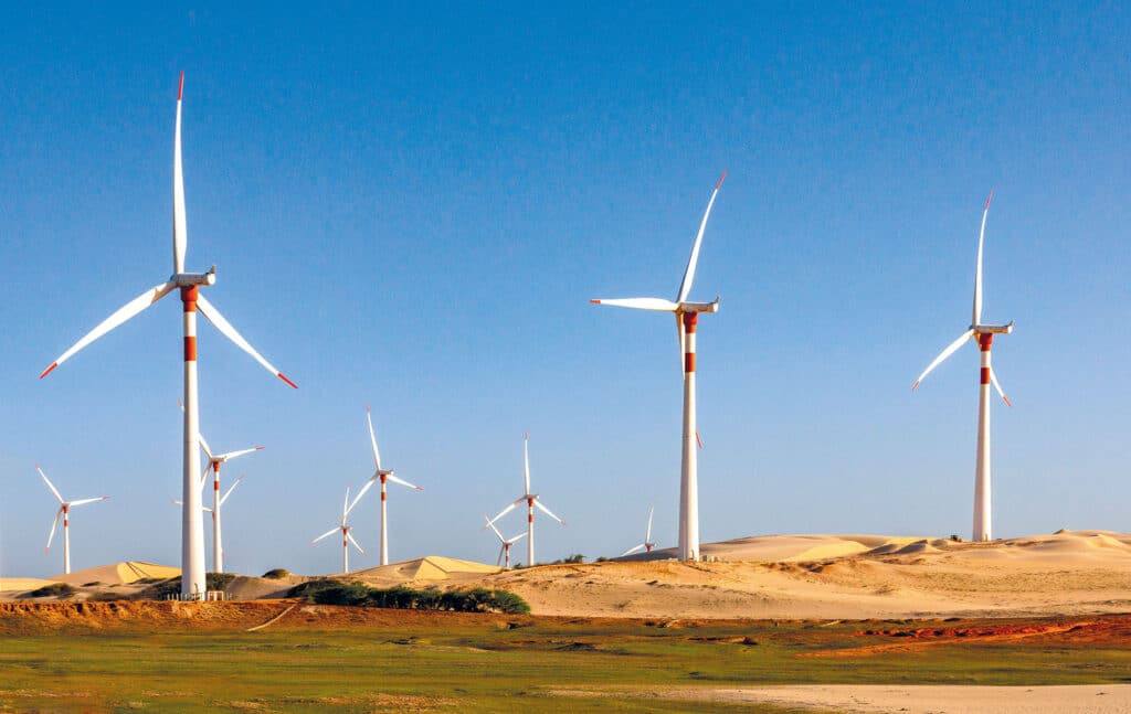 Auditoria de materiais sobressalentes de energia renovável